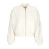 Nike Pelliccia Donna W Sportswear Reversible Faux Fur Bomber Sail/sanddrift da donna