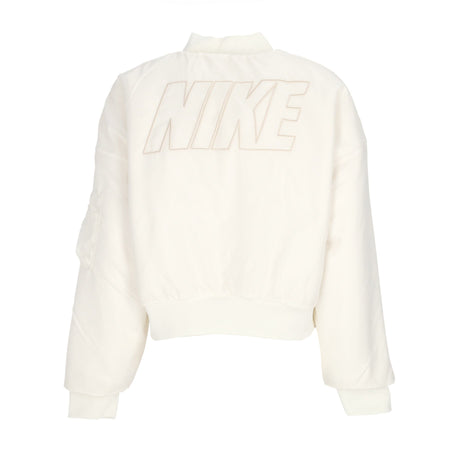 Nike Pelliccia Donna W Sportswear Reversible Faux Fur Bomber Sail/sanddrift da donna