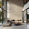 Piastrelle 3D a rilievo AUTOADESIVE in PVC 30x30cm Pietra, mattoni, marmo. Idrorepellenti