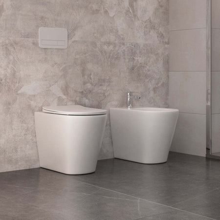 Sanitari-a-Terra-Filo-Muro-senza-brida-in-ceramica-bianca-Ocean
