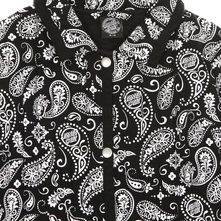 SANTA-CRUZ-Giacca-Coach-Jacket-Donna-Screaming-Paisley-Jacket-Black/white-da-donna