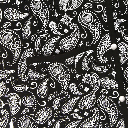 SANTA-CRUZ-Giacca-Coach-Jacket-Donna-Screaming-Paisley-Jacket-Black/white-da-donna