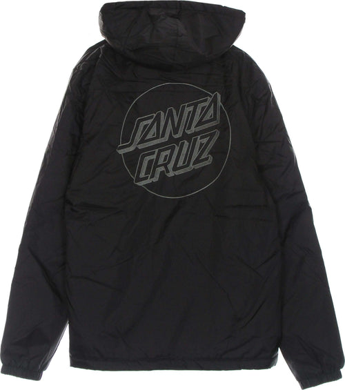 SANTA-CRUZ-Giacca-Coach-Jacket-Uomo-Opus-Dot-Jacket-Black-da-uomo