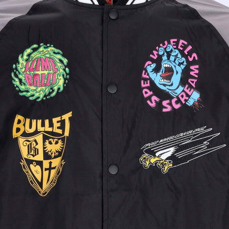 SANTA-CRUZ-Giubbotto-Bomber-Uomo-Sw-Celebration-Jacket-Black/grey-da-uomo