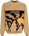 SANTA-CRUZ-Maglione-Uomo-Vista-Knit-Crewneck-Parchment-da-uomo