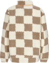 SANTA-CRUZ-Orsetto-Donna-Sydney-Sherpa-Fleece-Brown-Checkerboard-da-donna