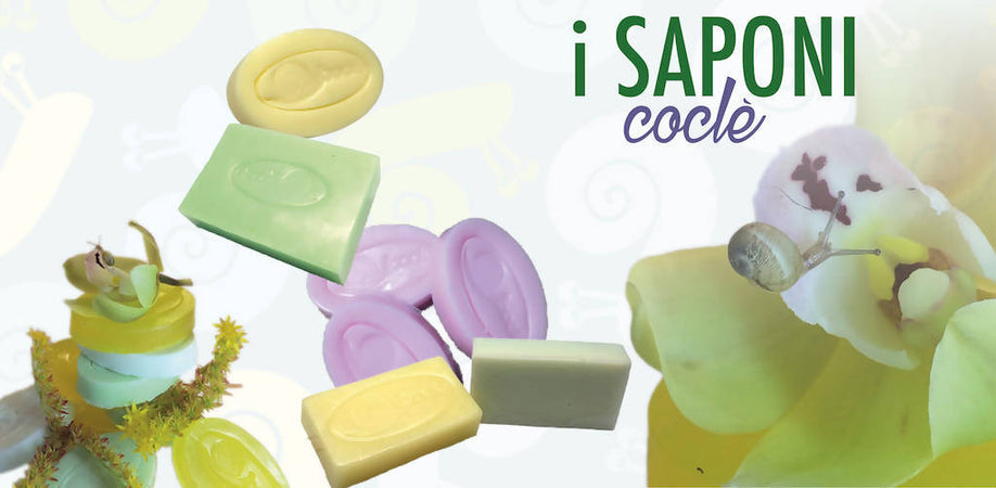 Sapone alla Bava di Lumaca Sapone Naturale Bio con Bava di Lumaca Helix profumazione agrumi lavanda e gelsomino 100gr Coclè