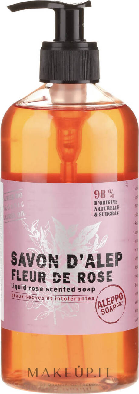Sapone Liquido Alla Rosa 500 ml Tadè Linea Aleppo Naturale al 98% Profumo di Rosa Sapone Liquido Tiziana non solo gioielli - Civitanova Marche, Commerciovirtuoso.it