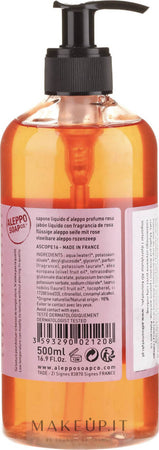 Sapone Liquido Alla Rosa 500 ml Tadè Linea Aleppo Naturale al 98% Profumo di Rosa Sapone Liquido Tiziana non solo gioielli - Civitanova Marche, Commerciovirtuoso.it