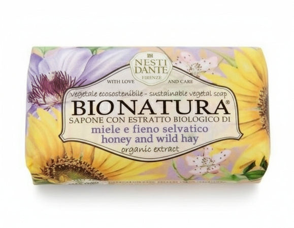 Saponetta Bio Natura con Estratto Biologico Miele e Fieno selvatico 250 gr Saponetta Bio Natura con Estratto Biologico Miele e Fieno selvatico 250 gr Tiziana non solo gioielli - Civitanova Marche, Commerciovirtuoso.it