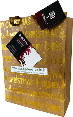 Sapori di sale ecopack natale 80g x6 sali aromatizzati braciolio olio extravergine di oliva affumicato a freddo 500cc