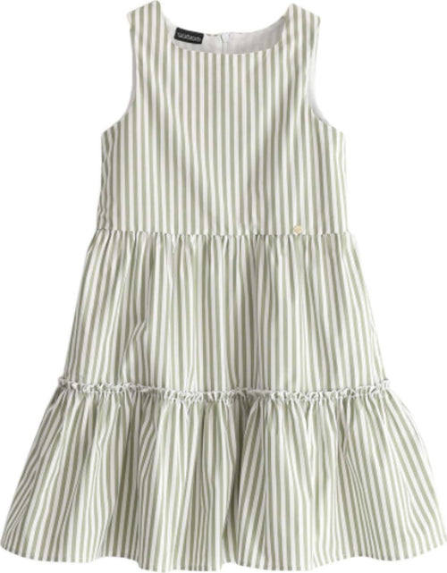 Sarabanda Abito Bambina Bianco A Righe Plissettato Sotto Il Ginocchio Vestitino Foderato Con Scollo Quadrato E Chiusura A Cerniera Sul Retro Moda/Bambine e ragazze/Abbigliamento/Abiti/Casual Mondo Bimbo - Bagnara Calabra, Commerciovirtuoso.it