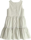 Sarabanda Abito Bambina Bianco A Righe Plissettato Sotto Il Ginocchio Vestitino Foderato Con Scollo Quadrato E Chiusura A Cerniera Sul Retro Moda/Bambine e ragazze/Abbigliamento/Abiti/Casual Mondo Bimbo - Bagnara Calabra, Commerciovirtuoso.it