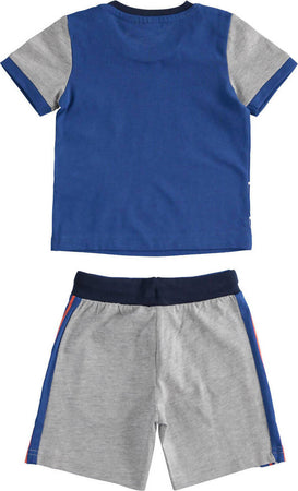 SARABANDA Completo t-shirt e pantalone corto al ginocchio per bambino 1271277200 12772 colore 3755 Abbigliamento Sanitaria Gioia del Bimbo - Villa San Giovanni, Commerciovirtuoso.it