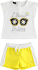 SARABANDA Completo t-shirt e short con diverse fantasie per bambina 1871273700 12737 Completino Bimba Estate Giallo Bianco Abbigliamento Sanitaria Gioia del Bimbo - Villa San Giovanni, Commerciovirtuoso.it