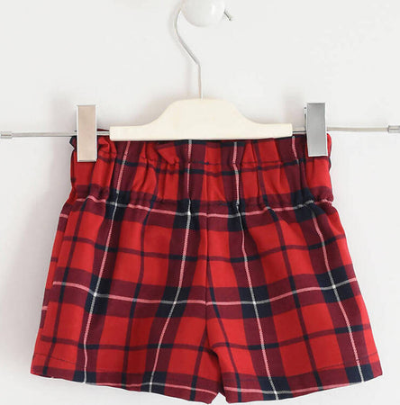 Sarabanda Completo Tre Pezzi Bambina Completino Pantalone Corto Fantasia Check Lupetto Collo alto e Felpa Con Cappuccio 100% Cotone Organico. Prima infanzia/Abbigliamento e scarpine/Abbigliamento/Bambina 0-24/Completini e coordinati/Completi due pezzi con pantaloncino Sanitaria Gioia del Bimbo - Villa San Giovanni, Commerciovirtuoso.it