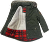 Sarabanda Parka Verde Bimba Imbottito Cappotto con Cappuccio Tasche e Interno Pile Parka Invernale Bambina Verde Classico Corona di Eco Pelliccia Moda/Bambine e ragazze/Abbigliamento/Giacche e cappotti/Cappotti Mondo Bimbo - Bagnara Calabra, Commerciovirtuoso.it