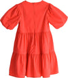 Sarabanda Vestito Bimba Rosso Manica A Sbuffo Palloncino Gonna A Balze Abito Bambina Estivo Vestitino Girocollo Moda/Bambine e ragazze/Abbigliamento/Abiti/Casual Mondo Bimbo - Bagnara Calabra, Commerciovirtuoso.it