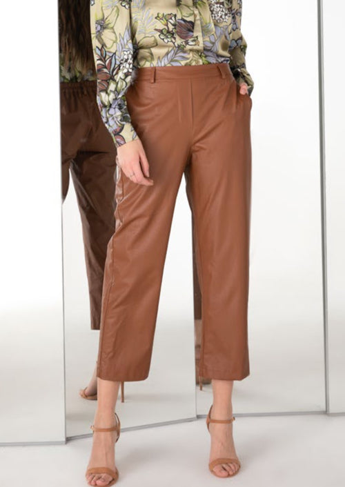 SARAH CHOLE PANTALONE MARRONE 017737  AI24 Moda/Donna/Abbigliamento/Pantaloni Kanal 32 - Santa Maria di Licodia, Commerciovirtuoso.it