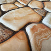 Piastrelle 3D a rilievo AUTOADESIVE in PVC 30x30cm Pietra, mattoni, marmo. Idrorepellenti