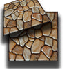 Piastrelle 3D a rilievo AUTOADESIVE in PVC 30x30cm Pietra, mattoni, marmo. Idrorepellenti