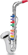 SASSOFONO SAX ARGENTO JAZZ BANDA BAMBINI GIOCHI MUSICALI STRUMENTO EDUCATIVO Giochi e giocattoli/Strumenti musicali giocattolo/Strumenti a fiato e ottoni Trade Shop italia - Napoli, Commerciovirtuoso.it