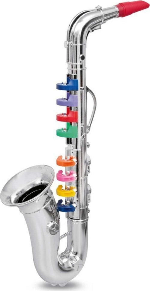 SASSOFONO SAX ARGENTO JAZZ BANDA BAMBINI GIOCHI MUSICALI STRUMENTO EDUCATIVO Giochi e giocattoli/Strumenti musicali giocattolo/Strumenti a fiato e ottoni Trade Shop italia - Napoli, Commerciovirtuoso.it