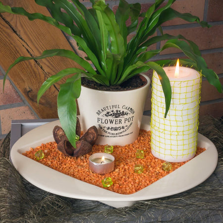 Sassolini decorativi Arancio per presepe e villaggi natalizi da 680 gr Casa e cucina/Decorazioni per interni/Addobbi e decorazioni per ricorrenze/Decorazioni natalizie/Oggettistica MagiediNatale.it - Altamura, Commerciovirtuoso.it