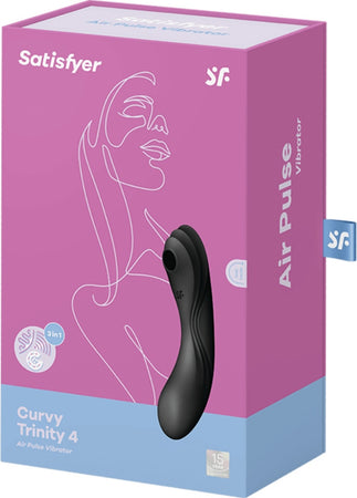 Satisfyer Curvy Trinity Vibratore Silicone Stimolatore Clitoride 3 Motori Onde Di Pressione Salute e cura della persona/Erotismo e contraccezione/Sex toys/Vibratori/Vibratori classici Kondorama - Martinsicuro, Commerciovirtuoso.it