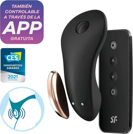 Satisfyer Little Secret Panty Vibratore In Silicone Da Mutandina Con Telecomando E Applicazione Salute e cura della persona/Erotismo e contraccezione/Sex toys/Vibratori/Vibratori classici Kondorama - Martinsicuro, Commerciovirtuoso.it
