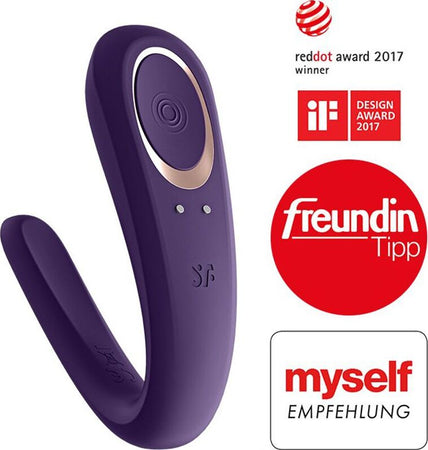 Satisfyer Partner Couples Vibratore per Coppia Clitoride - Punto G e Pene Insieme massima stimolazione di Coppia Flessibile In Silicone Salute e cura della persona/Erotismo e contraccezione/Sex toys/Vibratori/Vibratori per coppia Kondorama - Martinsicuro, Commerciovirtuoso.it