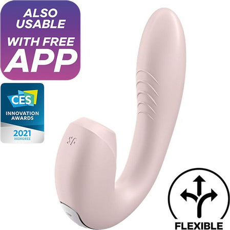 Satisfyer Vibratore Clitoride Silicone Con App Smartphone Ricaricabile Usb Salute e cura della persona/Erotismo e contraccezione/Sex toys/Vibratori/Vibratori classici Kondorama - Martinsicuro, Commerciovirtuoso.it