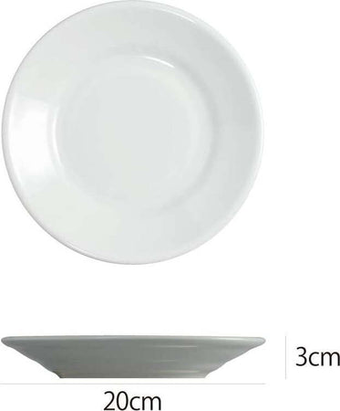 SATURNIA-Piatto-Frutta-Tivoli-Bianco-20cm