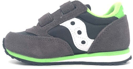 SAUCONY BABY JAZZ Bambino Gr/ Bk/ Green