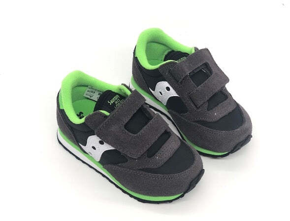 SAUCONY BABY JAZZ Bambino Gr/ Bk/ Green