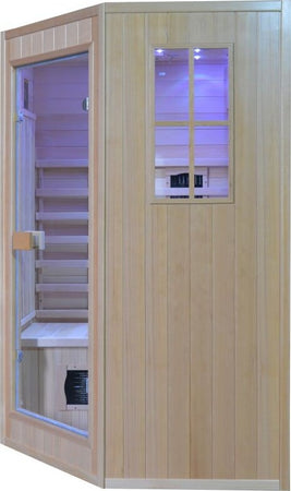 Sauna-Combinata-per-2-persone-in-Legno-Hemlock-120x59x85-Angle