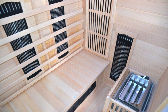 Sauna-Combinata-per-2-persone-in-Legno-Hemlock-120x59x85-Angle