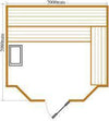Sauna-Finlandese-per-5-persone-in-Legno-Hemlock-200x208-Fitness