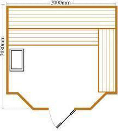 Sauna-Finlandese-per-5-persone-in-Legno-Hemlock-200x208-Fitness