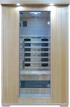 Sauna-Infrarossi-per-2-persone-in-Legno-Hemlock-120x120-Red