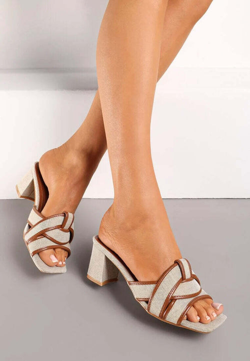 Savanna - Sandali intrecciati in tessuto