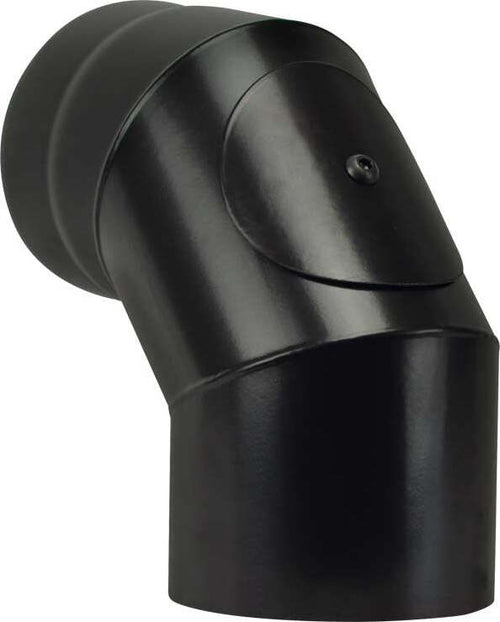 Save-Fumisteria-PN1508-Gomito-Pellet-90°-con-ispezione-nero-opaco-Ø-15-cm