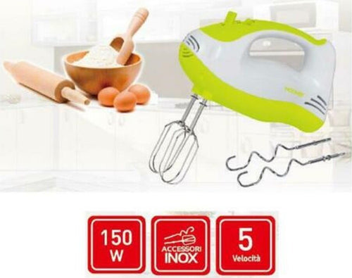 Sbattitore Elettrico Frullatore Impastatore 5 Velocita' 150 Watt Hoomei Hm-6820 Casa, arredamento e bricolage > Elettrodomestici > Sbattitori Trade Shop italia - Napoli, Commerciovirtuoso.it