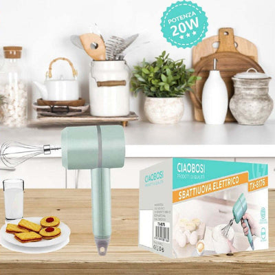 Sbattiuova Sbattiuovo Panna Sbatti Uova Elettrico 20w Ricaricabile Usb Tx-8176 Casa e cucina/Elettrodomestici per la cucina/Robot da cucina frullatori e impastatrici/Mixer da cucina/Sbattitori elettrici Trade Shop italia - Napoli, Commerciovirtuoso.it