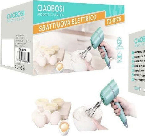 Sbattiuova Sbattiuovo Panna Sbatti Uova Elettrico 20w Ricaricabile Usb Tx-8176 Casa e cucina/Elettrodomestici per la cucina/Robot da cucina frullatori e impastatrici/Mixer da cucina/Sbattitori elettrici Trade Shop italia - Napoli, Commerciovirtuoso.it