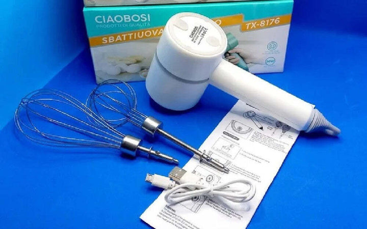 Sbattitore Uova Manuale Erato - Frusta Multifunzione Per Crema E Latte, 1100ml, Design Antiscivolo E Silenzioso - Foto 10