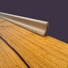 ***MEGA STOCK al metro lineare*** BATTISCOPA basso Inclinato in Fibra di legno H39xS19mm Rovere sbiancato - Eternal Parquet