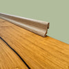***MEGA STOCK al metro lineare*** BATTISCOPA basso Inclinato in Fibra di legno H39xS19mm Rovere sbiancato - Eternal Parquet