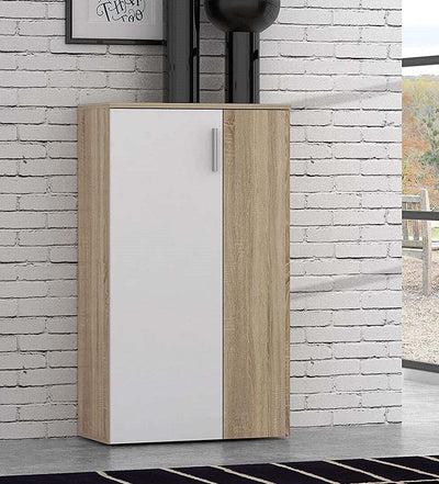 SC4-scarpiera-ingresso-moderna-bianca-2-ante-legno-salvaspazio-armadio-bianco-quercia-rovere