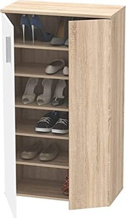 SC4-scarpiera-ingresso-moderna-bianca-2-ante-legno-salvaspazio-armadio-bianco-quercia-rovere